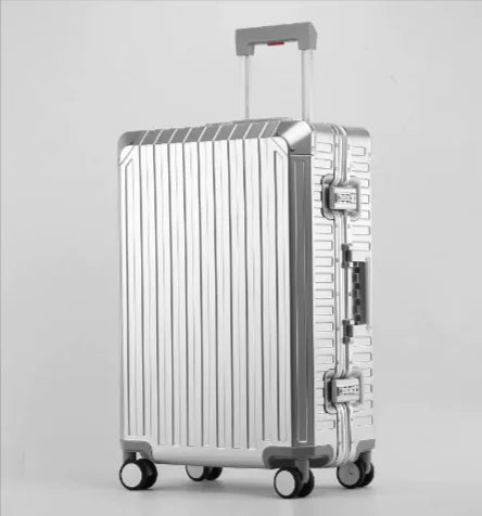 Metallic Travel Luggage – Durable & Secure