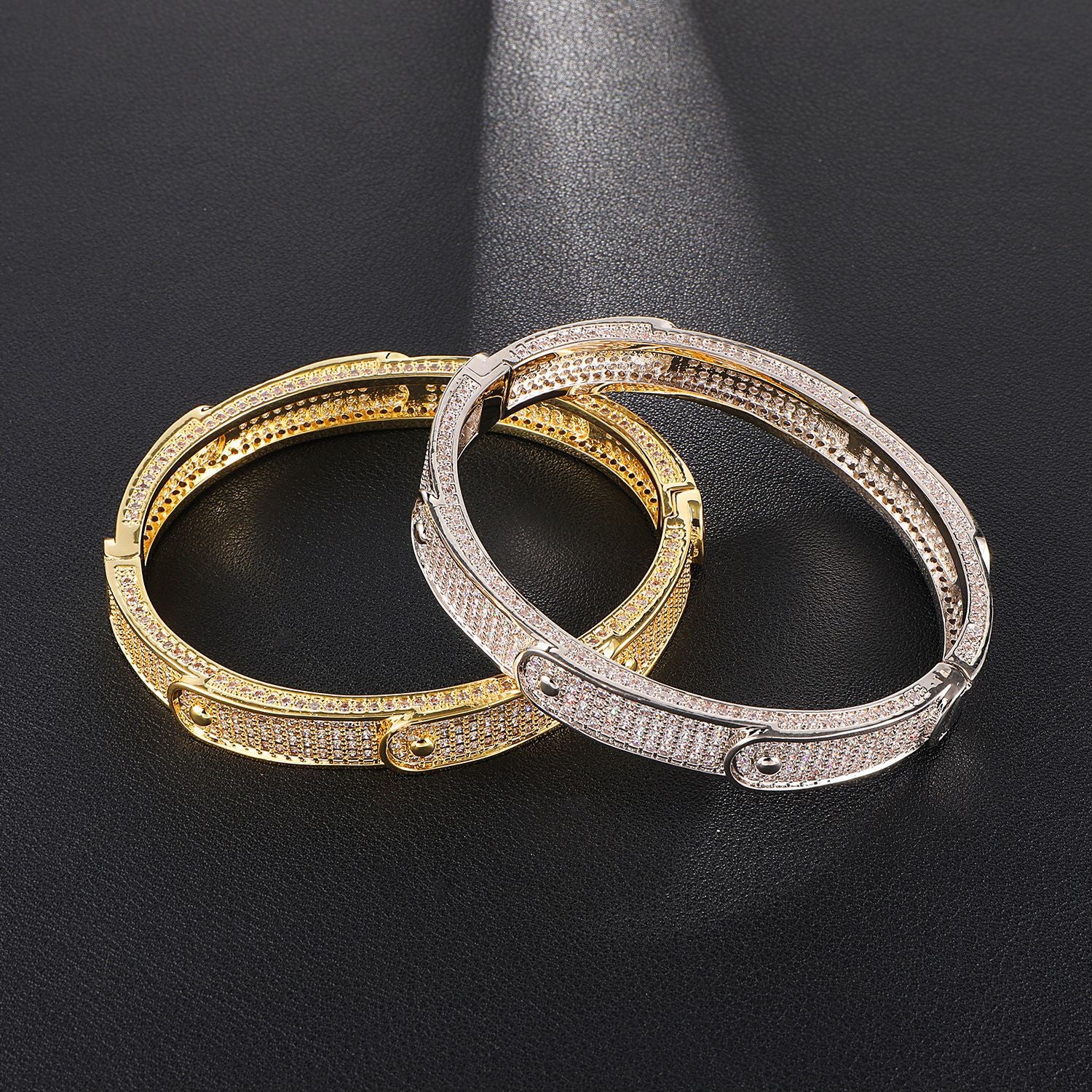 Men's Hip Hop Bracelet with Zircon Stones