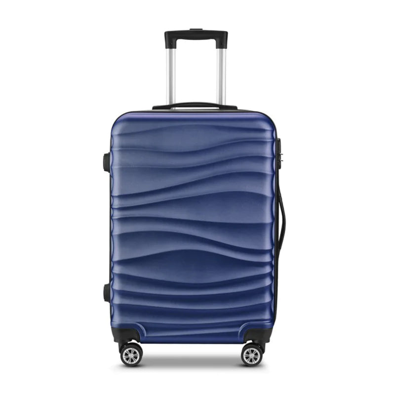 20-Inch Travel Luggage with Zipper and Wheels