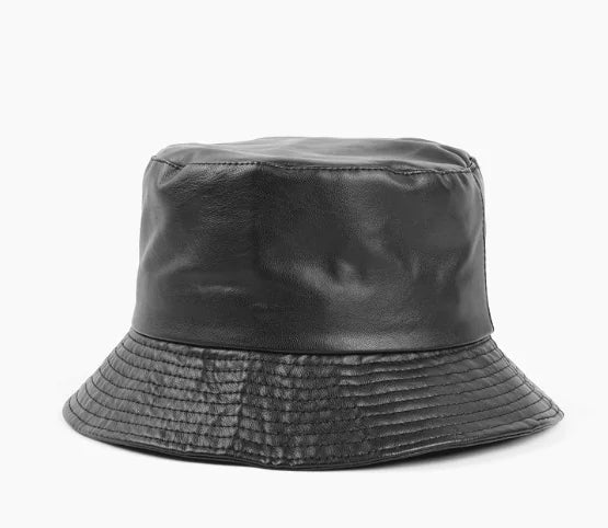 Fashionable Versatile Leather Hat for Men and Women