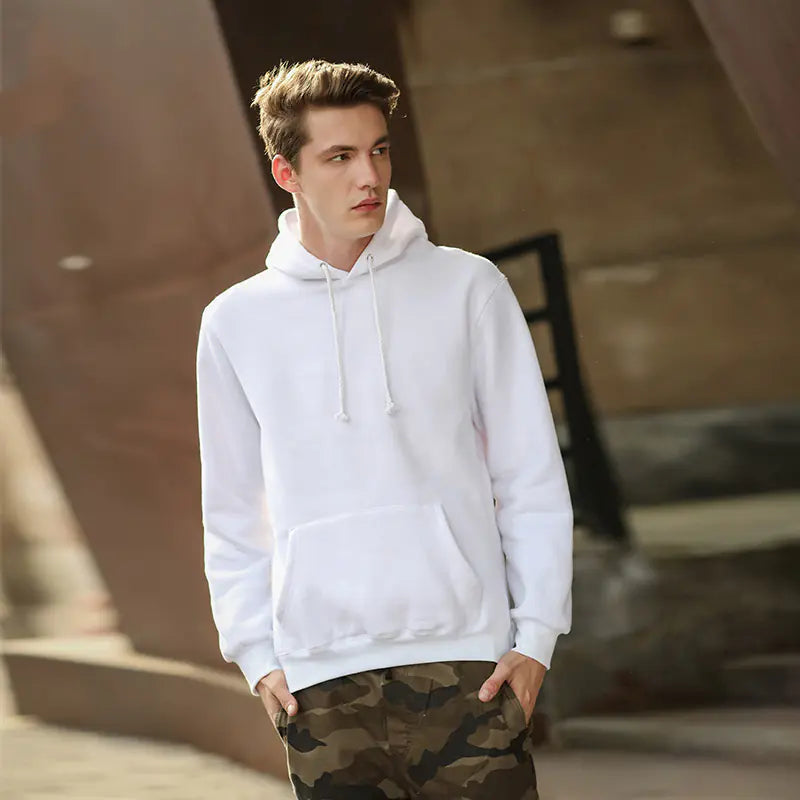 Cotton Casual Pullover Hoodie For Men
