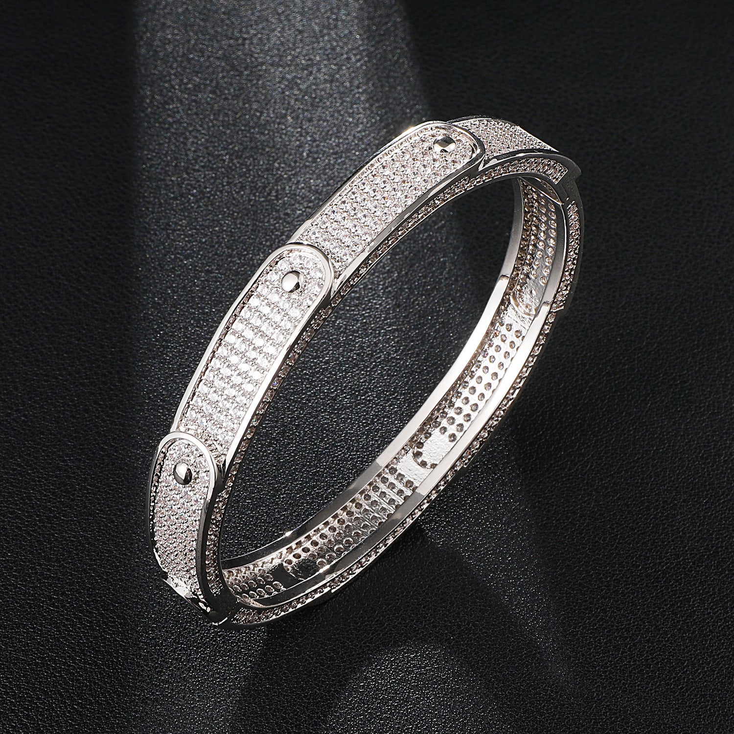 Men's Hip Hop Bracelet with Zircon Stones