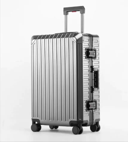 Metallic Travel Luggage – Durable & Secure