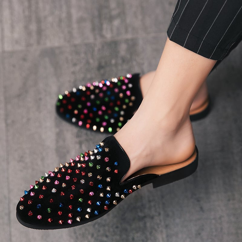 Men's Fashion Lazy Half Slippers