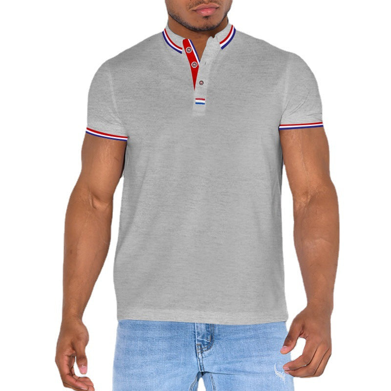Men's Summer Polo Shirt - Business Casual Style