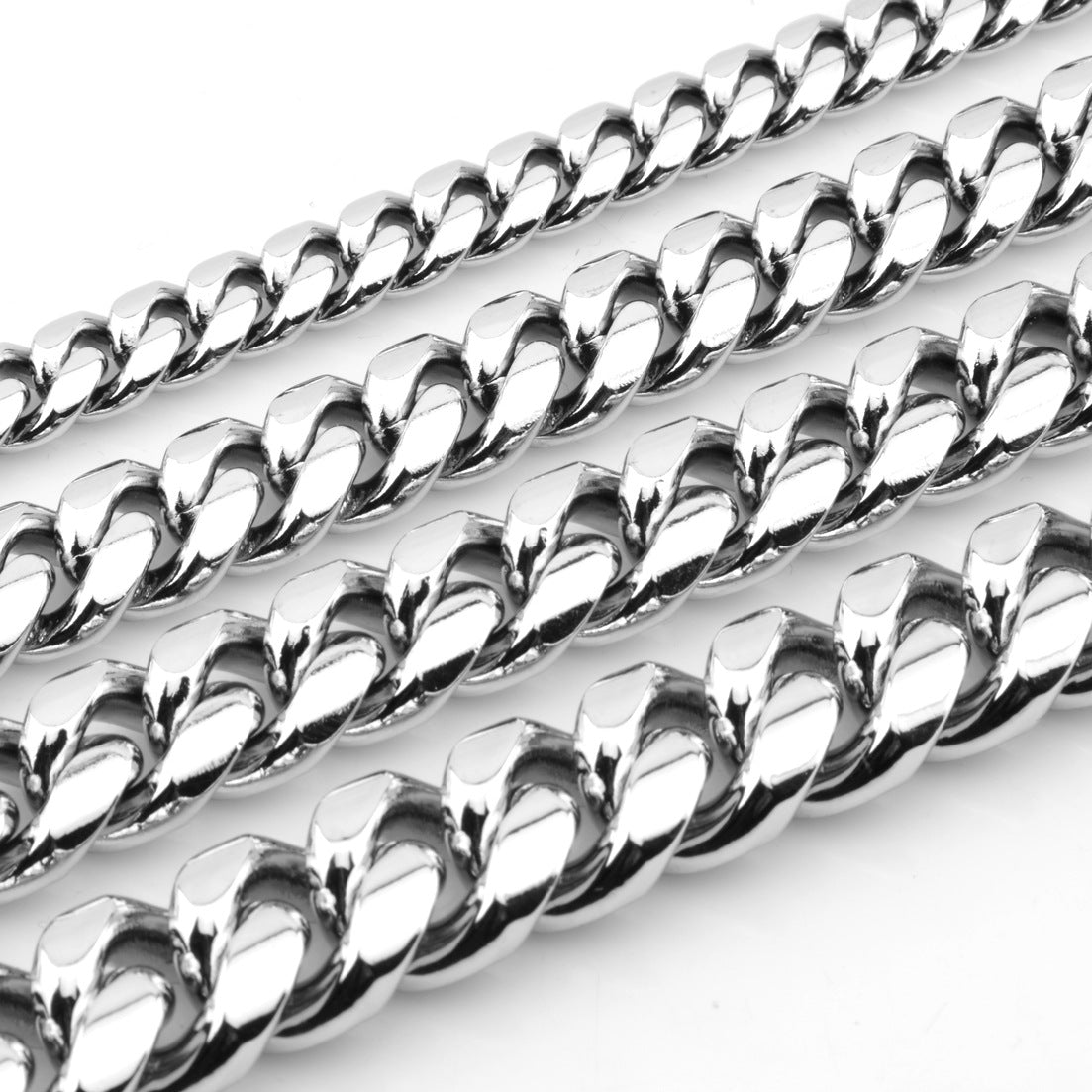 Men's Cuban Link Necklace with Dragon Head Clasp