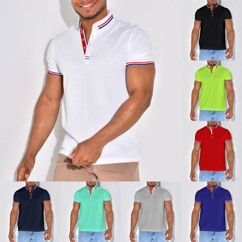 Men's Summer Polo Shirt - Business Casual Style