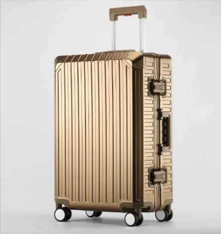 Metallic Travel Luggage – Durable & Secure