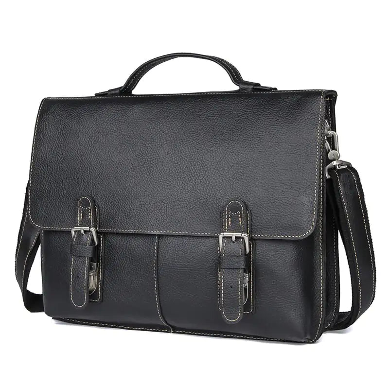 Retro Casual Leather Briefcase for Men