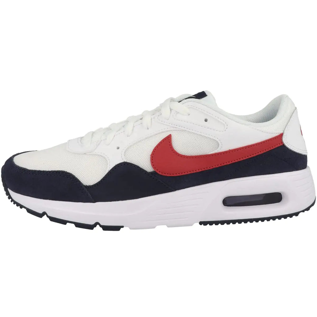 Nike Mens Low-Top Sneakers Shoes White University Red Obsidian 11