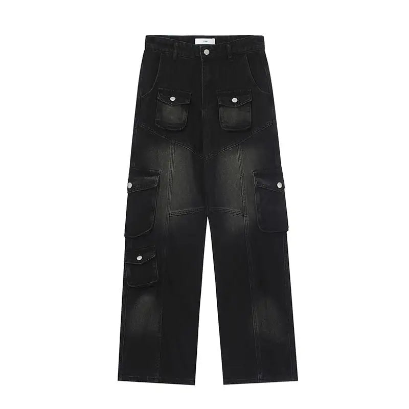 African Style Denim Jeans for Men
