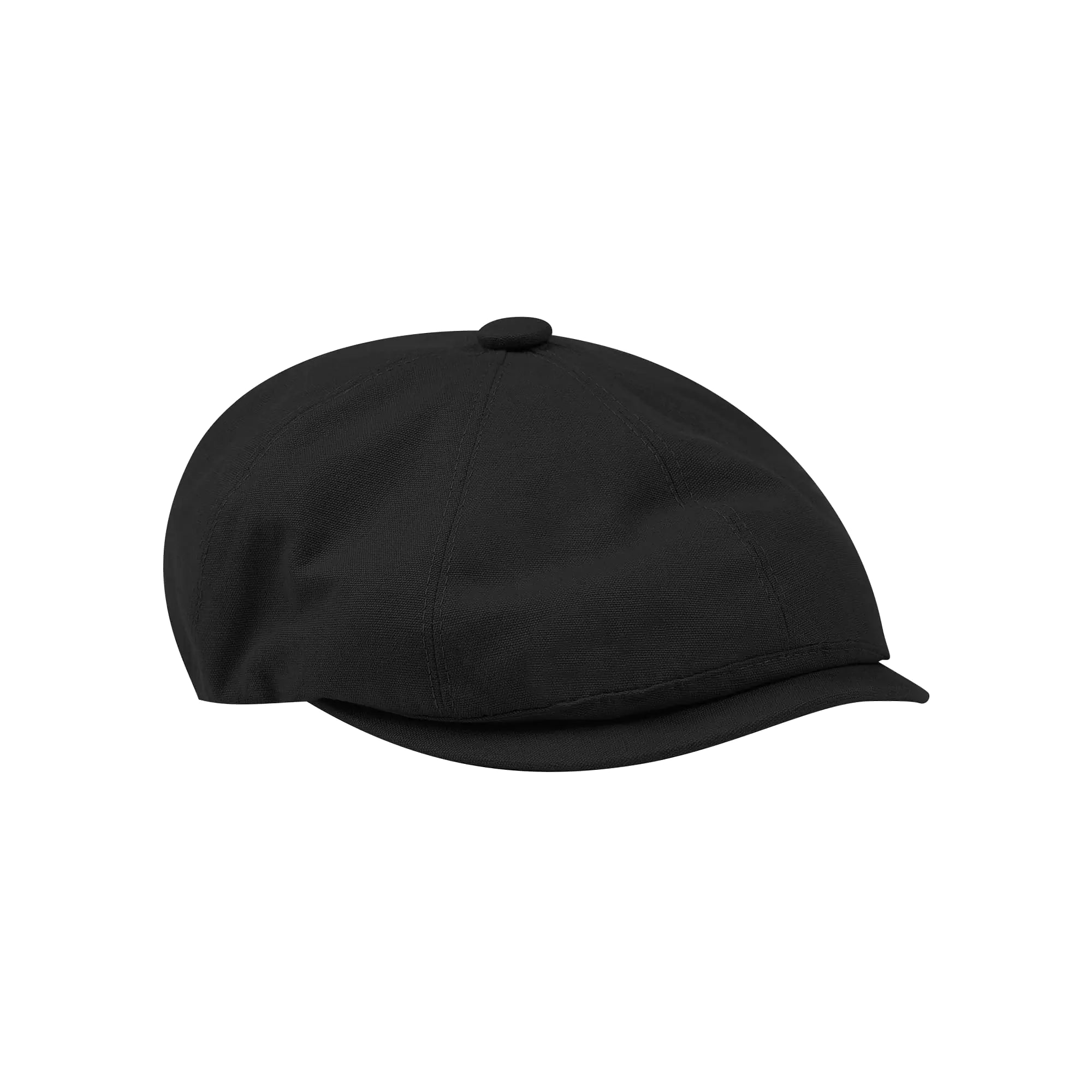 Mens Newsboy Caps Newsboy Hat for Men Gatsby Hat Cotton Vintage Cabbie Cap Black