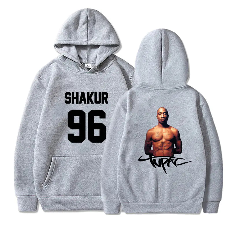 Original  2Pac Printed Pullover Hoodie for Men