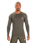 Venum Mens Standard Rashguard Khaki
