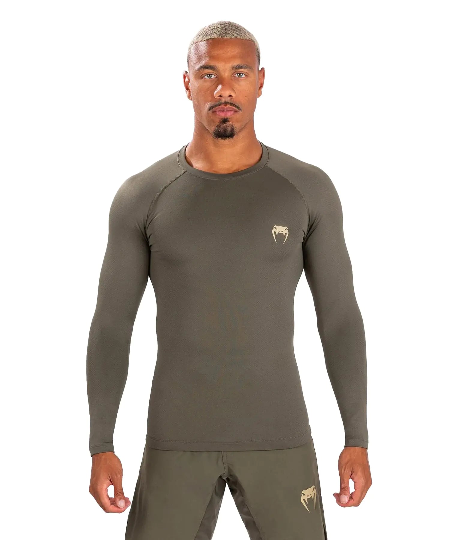 Venum Mens Standard Rashguard Khaki
