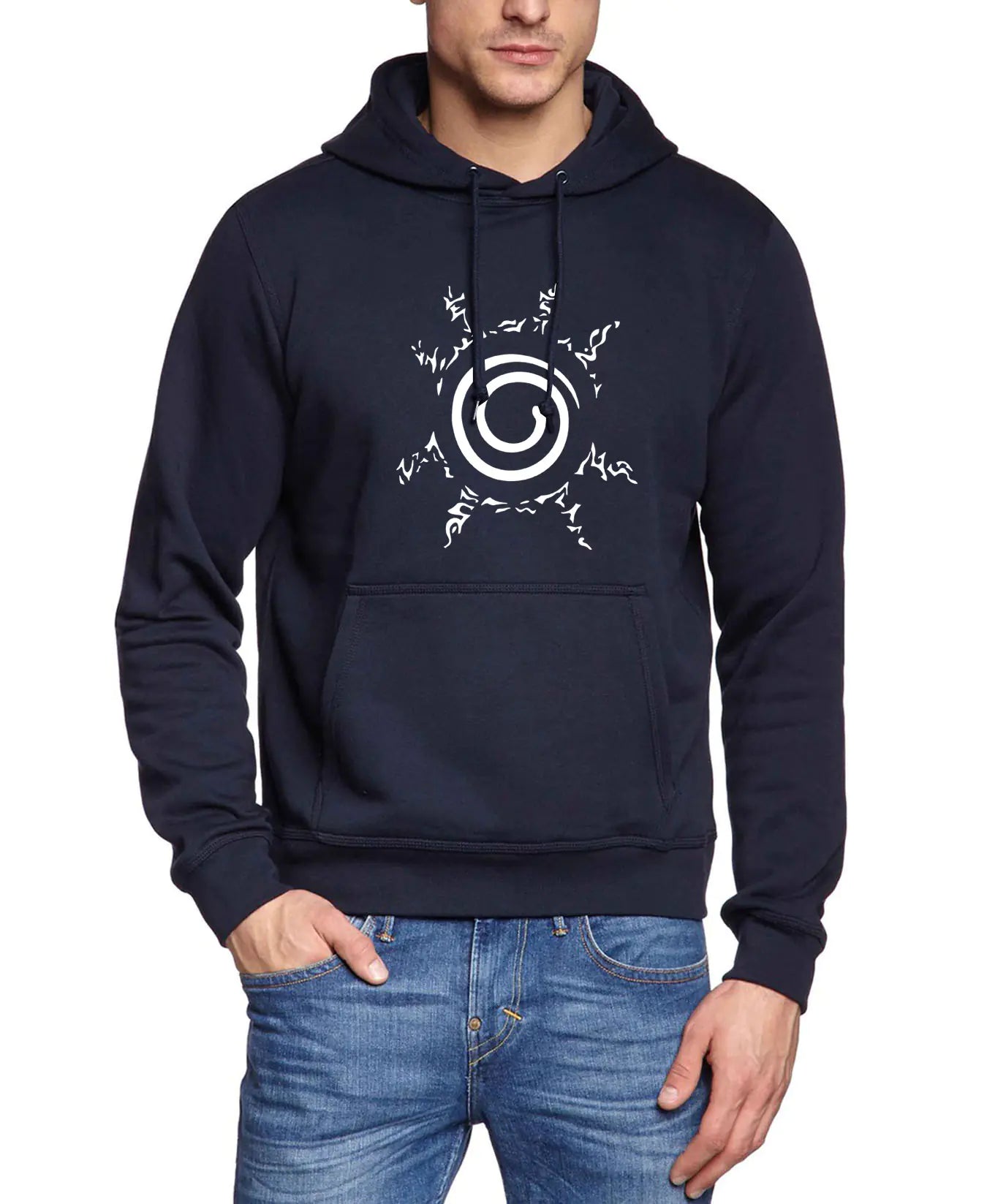 Naruto Uzumaki Hoodie for Men, Pullover Sweatshirt
