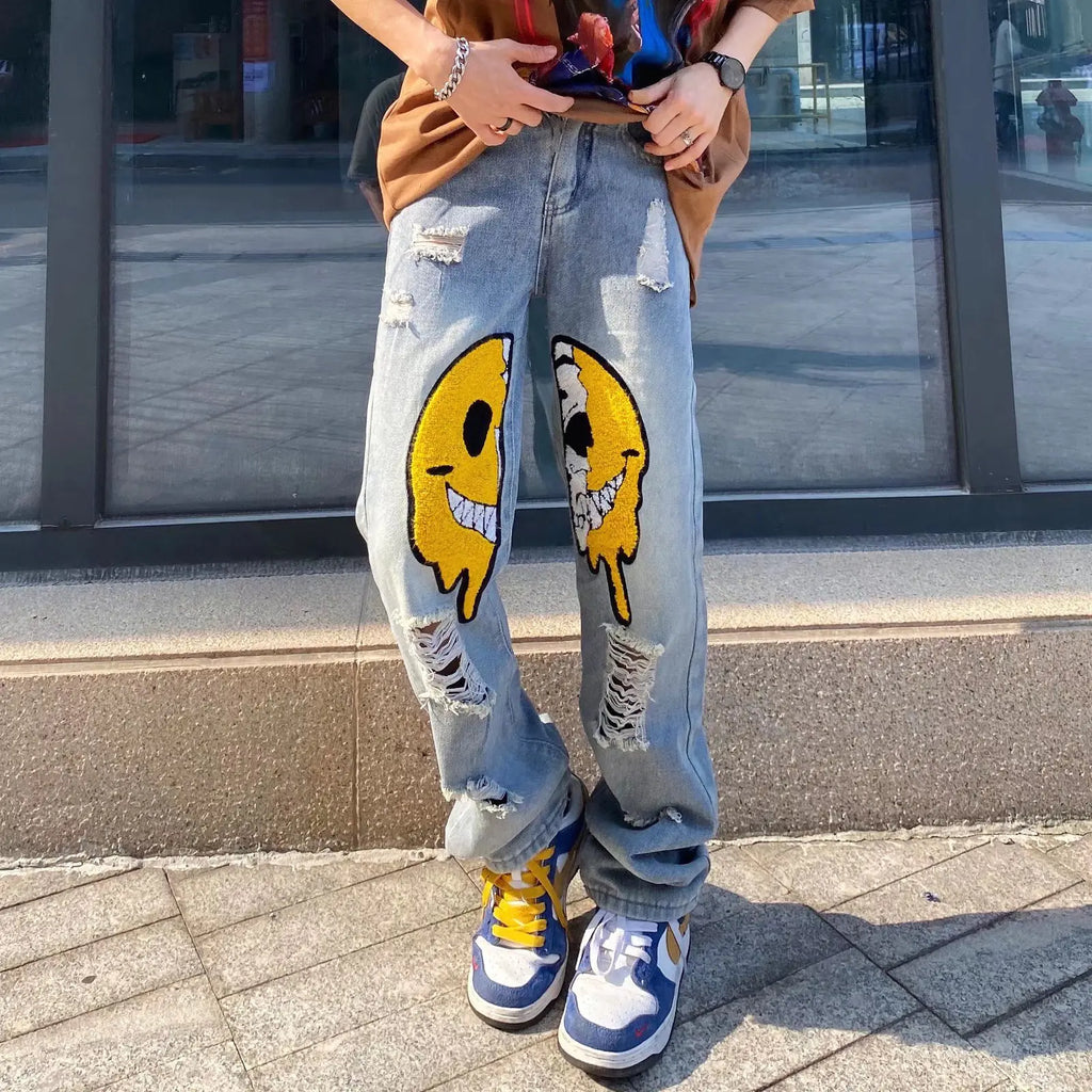 Loose Straight Wide Leg Pants for Men and Women