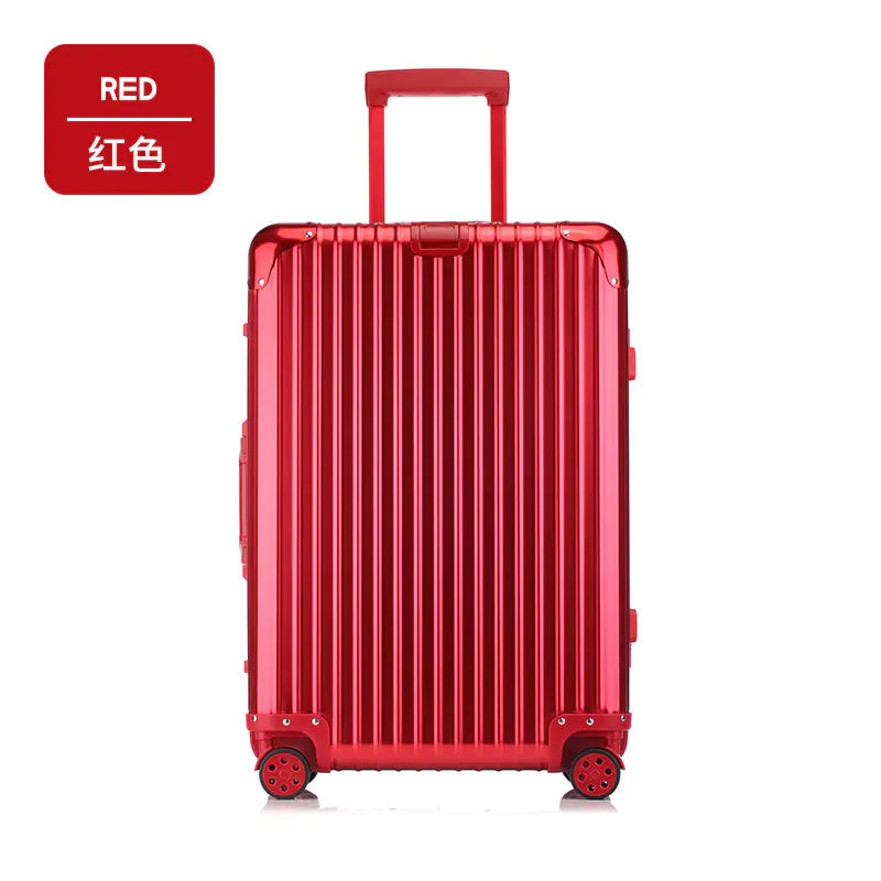 Aluminum-Magnesium Alloy Rolling Business Luggage 20/24/28"