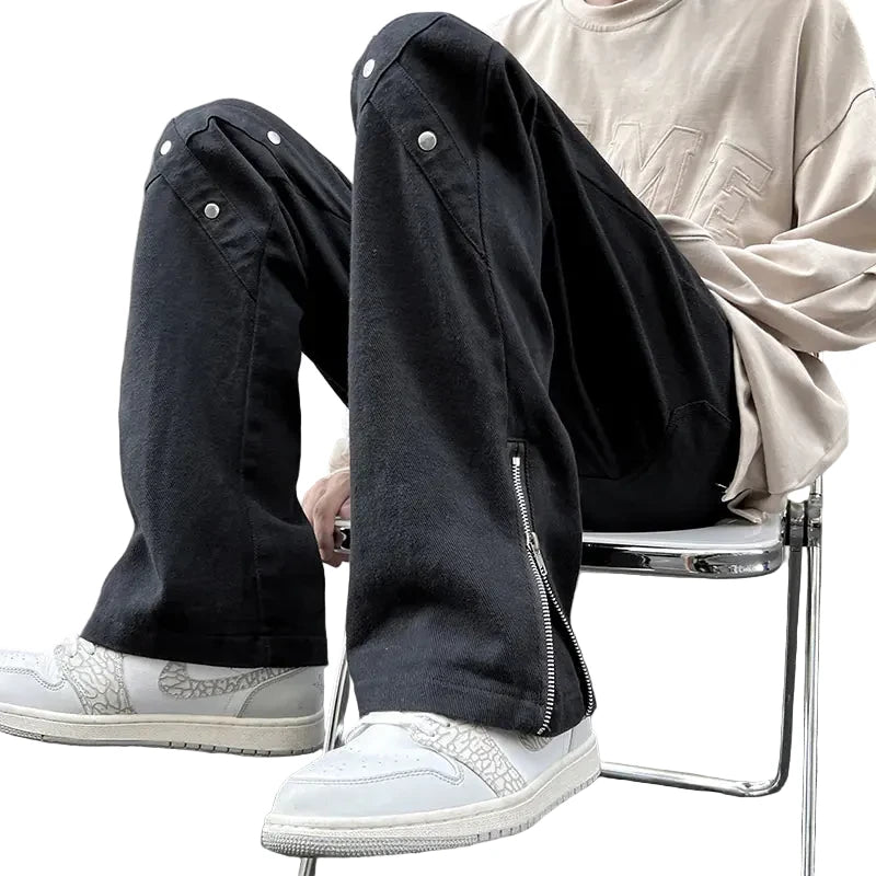 Zipper Jeans for Men by TideGangster