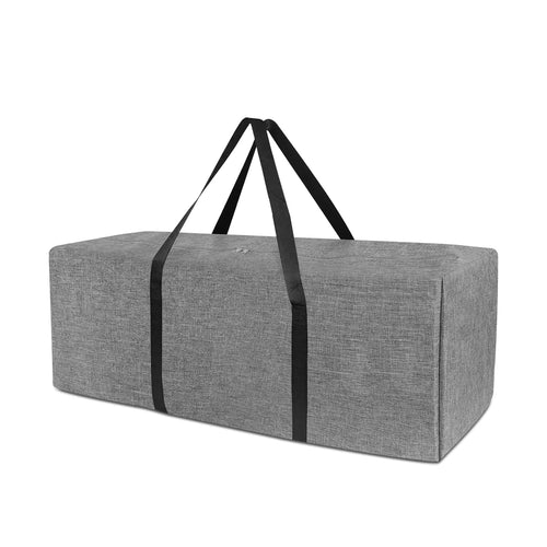 36 Inch Sports Duffle Bag - 106L Large Luffel Bag for Travel Foldable Luggage Duffle Bag with Zippers for Men Women (Grey)