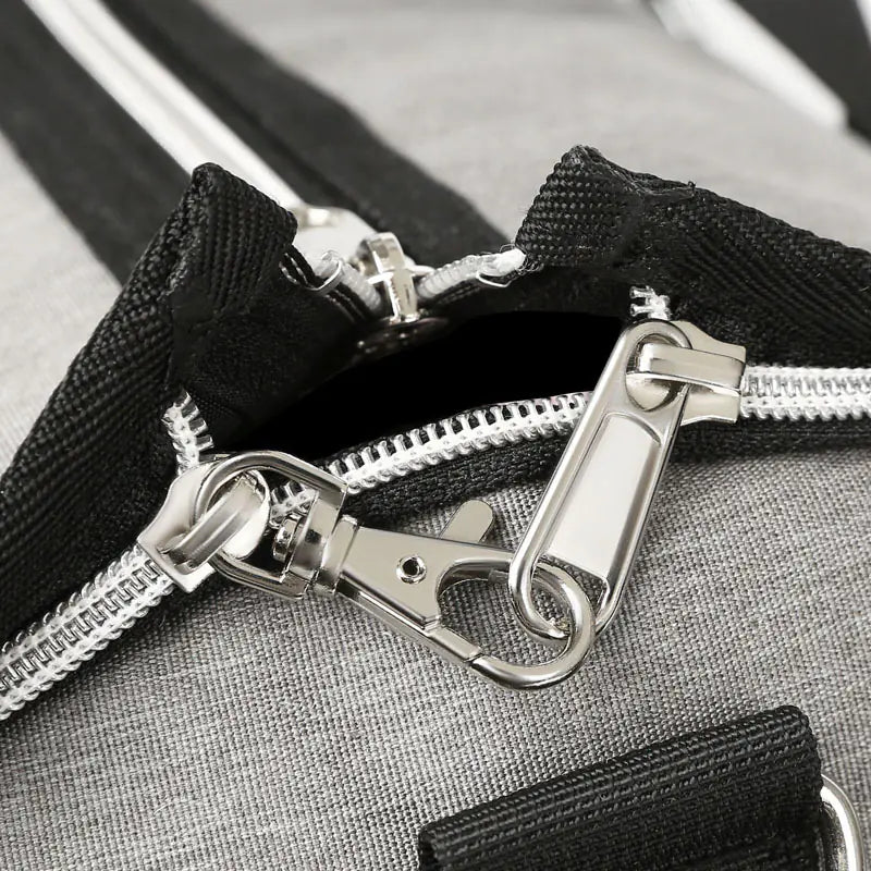 Men's Multi-Functional Travel Luggage Bag and Briefcase