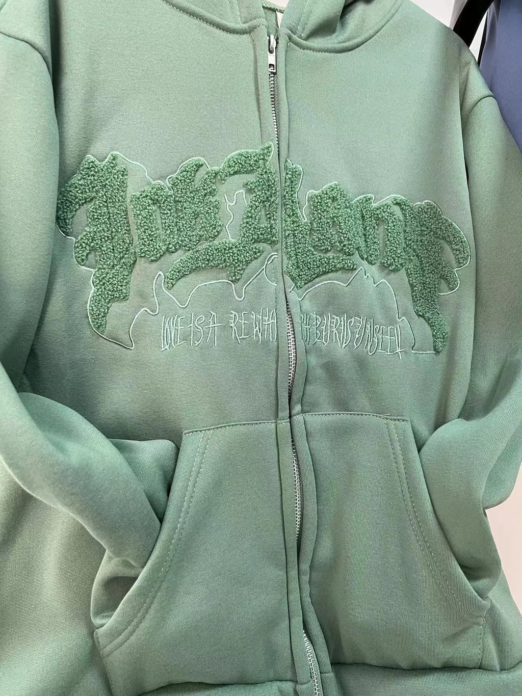 Unisex Heart Foam Print Hoodie for Men