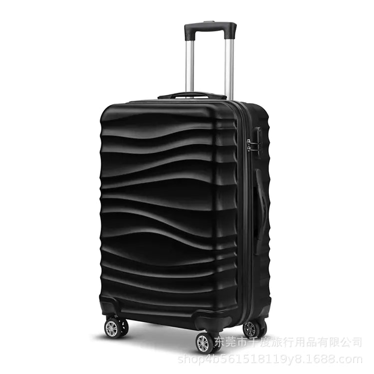 20-Inch Travel Luggage with Zipper and Wheels
