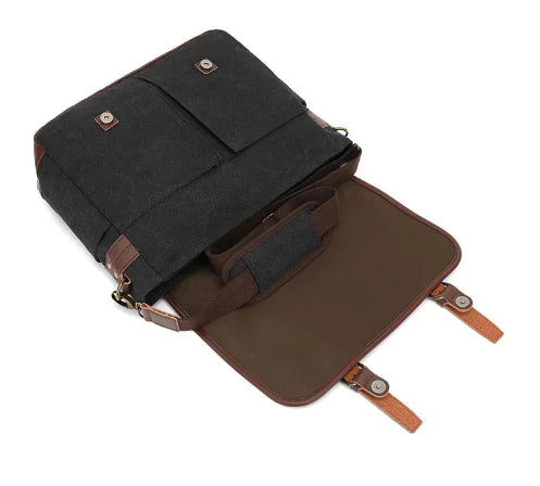 Canvas Portable Messenger Bag for Men