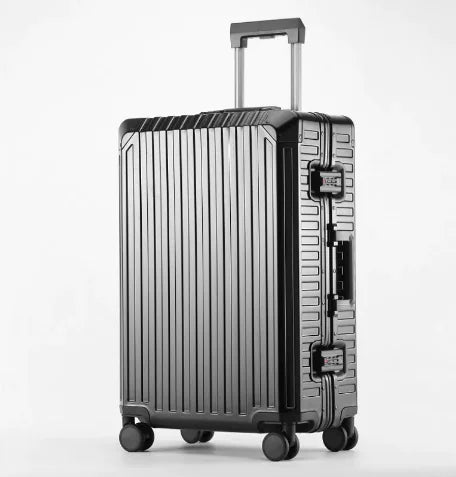 Metallic Travel Luggage – Durable & Secure