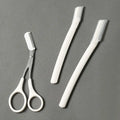 Eyebrow Trimmer Kit with Exfoliating Dermaplaning Razors