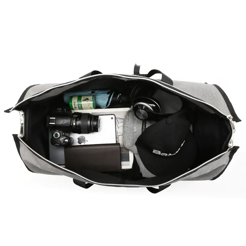 Men's Multi-Functional Travel Luggage Bag and Briefcase
