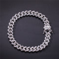 Gold-Plated Diamond Cuban Link Hip Hop Necklace
