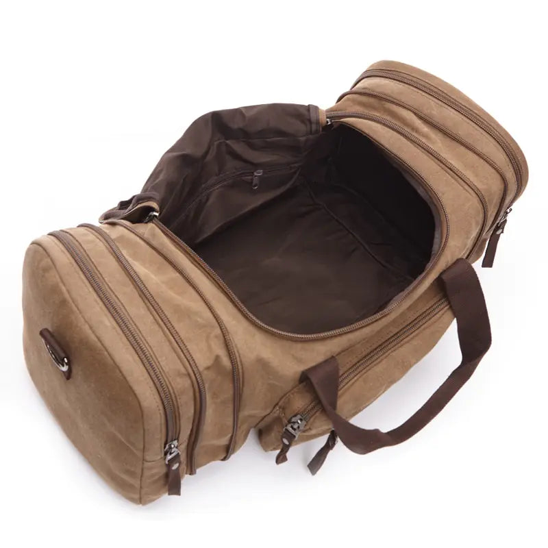 Canvas Travel Bag - Vintage Travel Tote