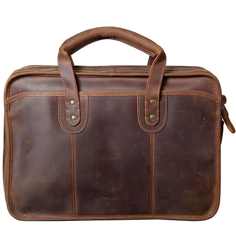 Handmade Leather Laptop Bag for Men