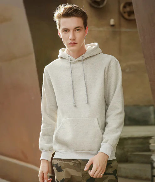 Cotton Casual Pullover Hoodie For Men