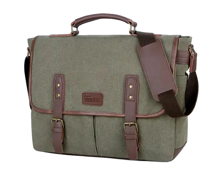 Canvas Portable Messenger Bag for Men