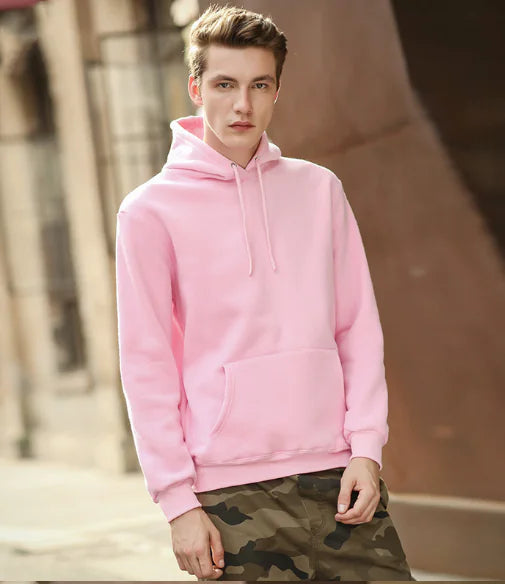Cotton Casual Pullover Hoodie For Men
