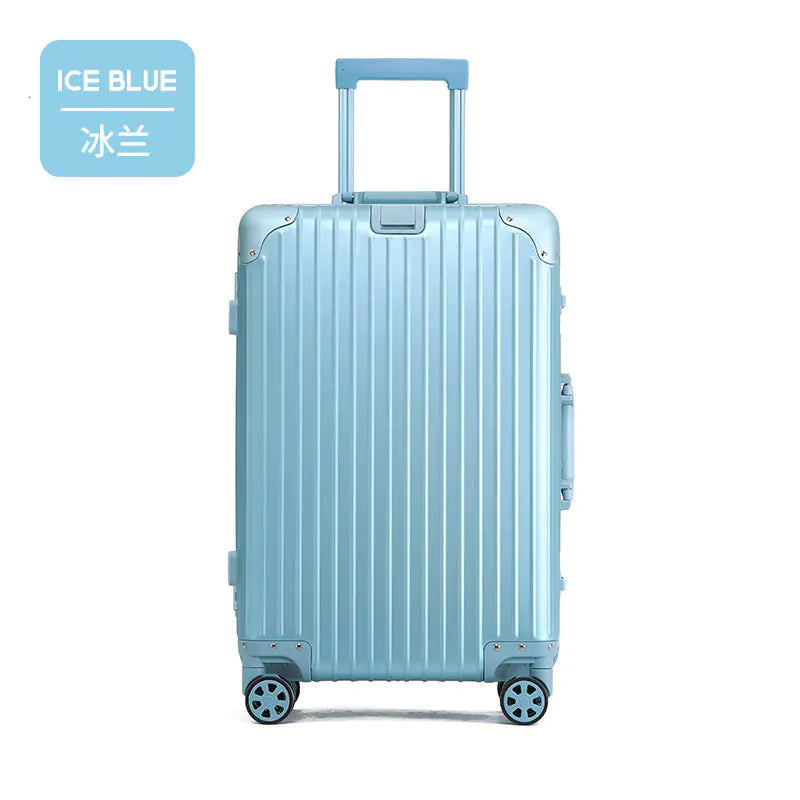 Aluminum-Magnesium Alloy Rolling Business Luggage 20/24/28"