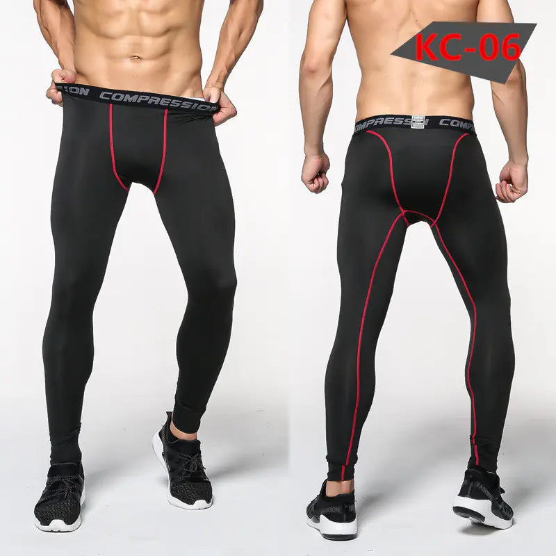 High Elastic Skinny Sweatpants for Men