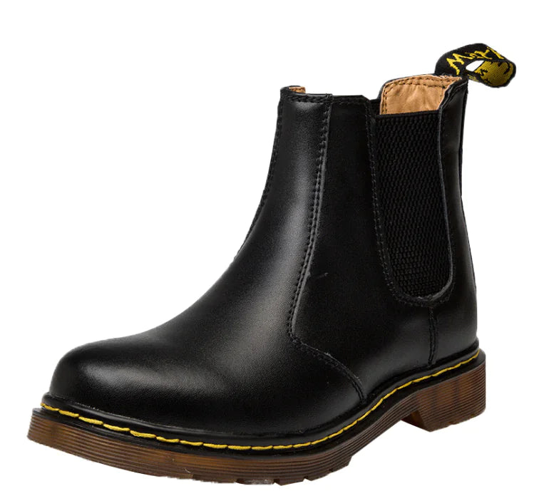 Vintage Leather Short Boots for Men