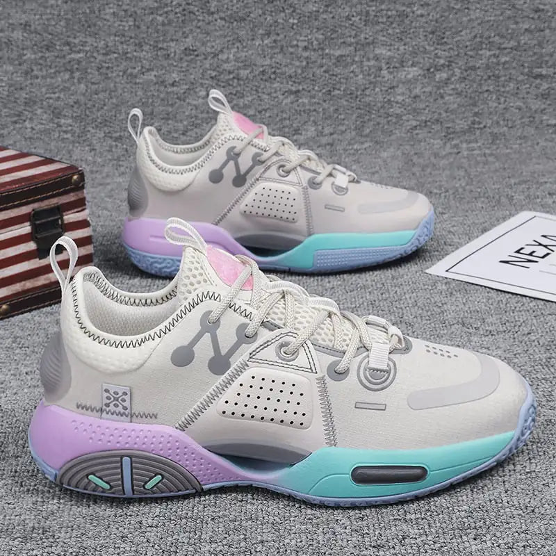 Cotton Candy Basketball Sneakers for Men