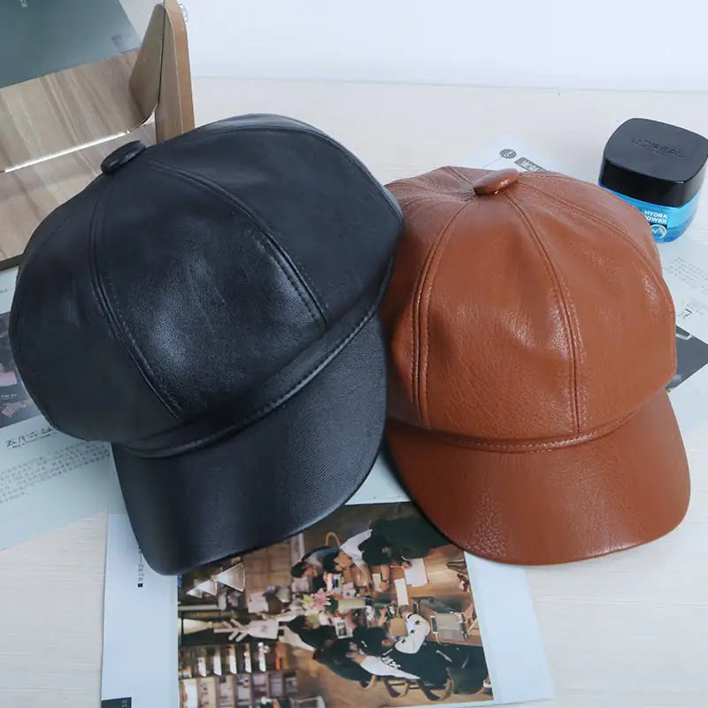 Octagonal Pumpkin Hat for Men Fashion