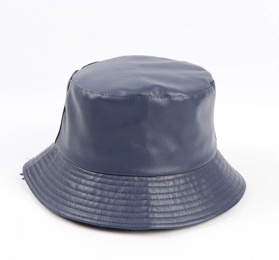 Fashionable Versatile Leather Hat for Men and Women