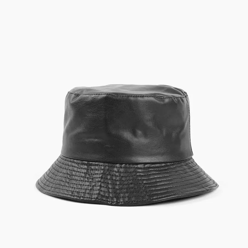Fashionable Versatile Leather Hat for Men and Women