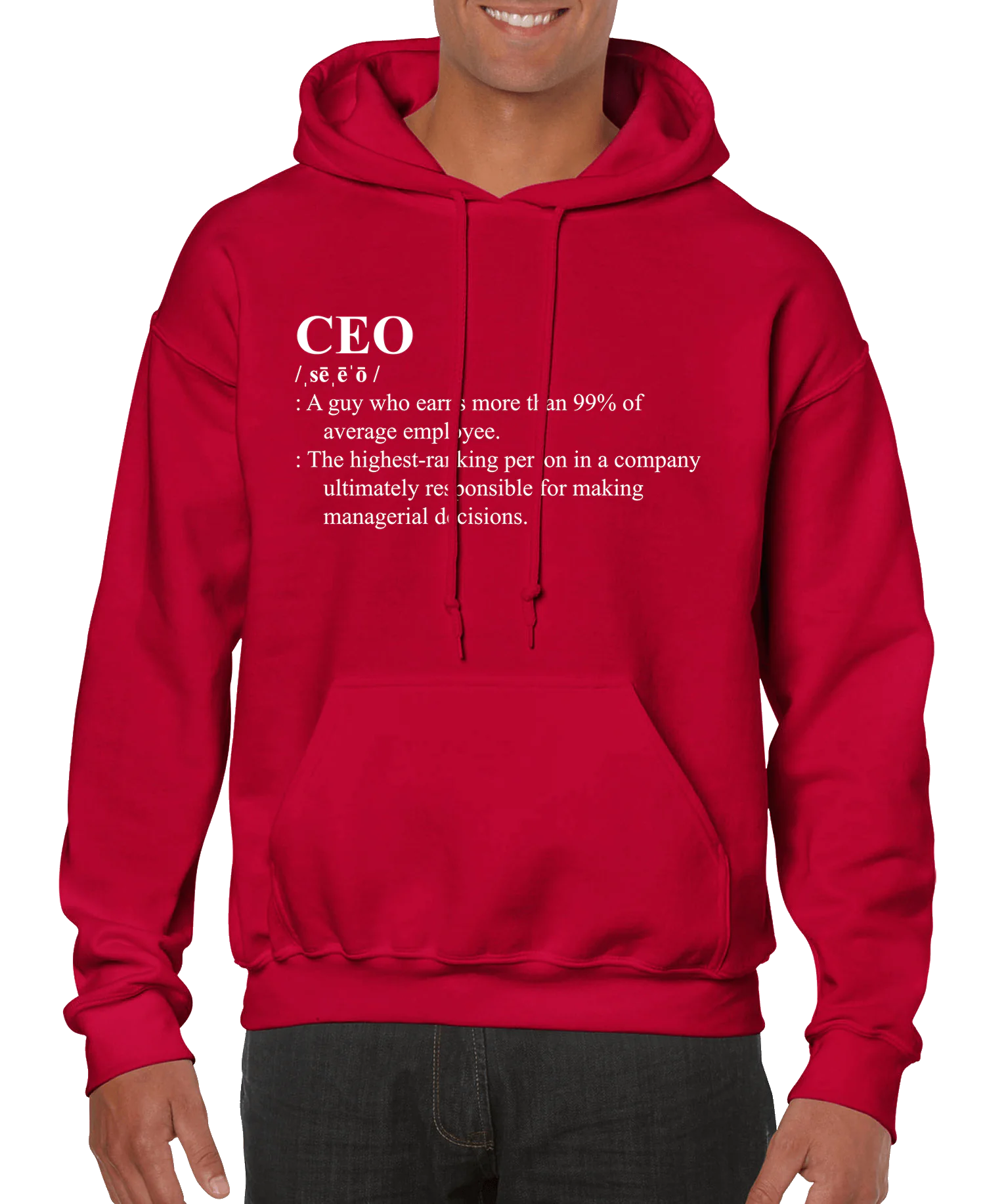 CEO Definition Men’s Hoodie