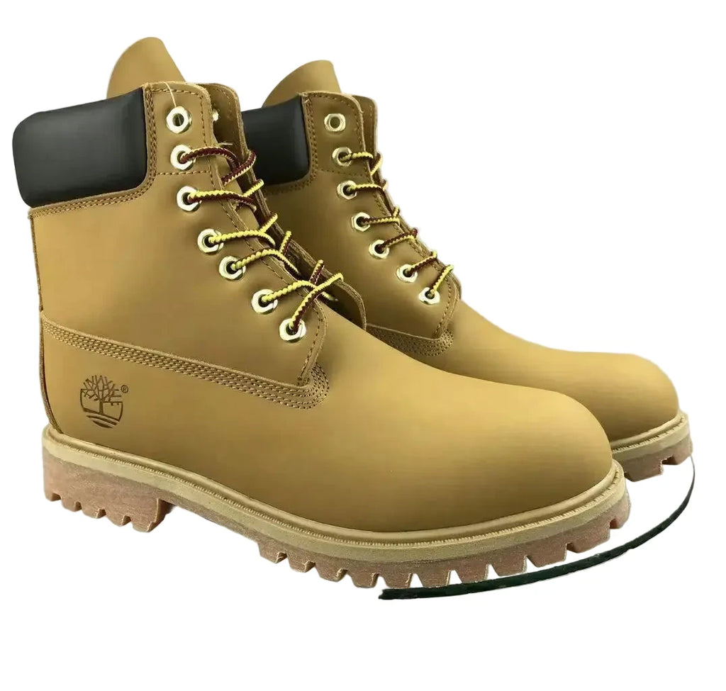 Timberland Classic Yellow Boots - Durable Leather Work Boots