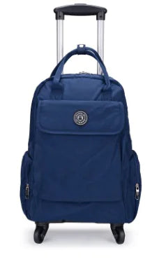 Canvas Printed Travel Bag with Wheels