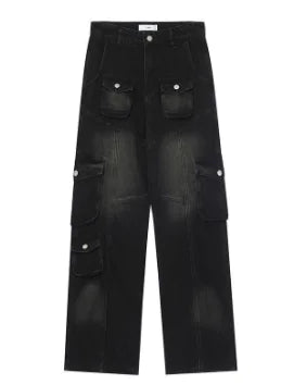 African Style Denim Jeans for Men
