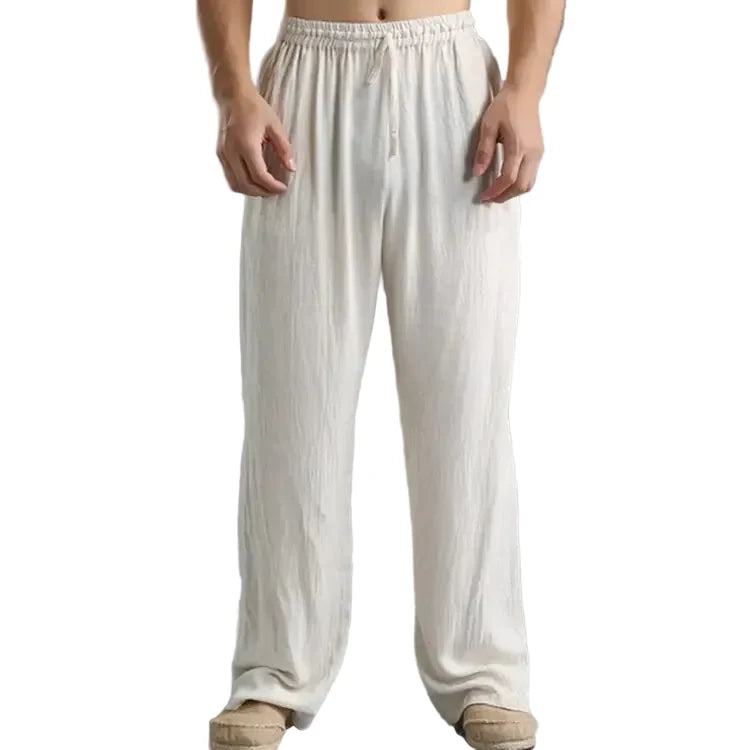 Oversized Casual Linen Sports Pants for Men